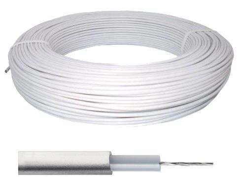 Cabo de Alta Isolação p/ Cerca Elétrica 5mm Rolo com 100 Metros Telecam 27717 27717