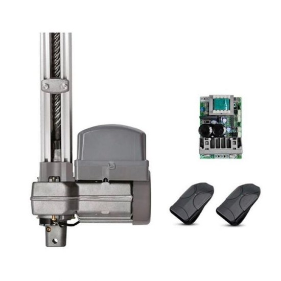 Motor de Portão Basculante Rápido Potenza Predial Jet Flex 1/3 HP Com Acionamento de 2 Metros PPA