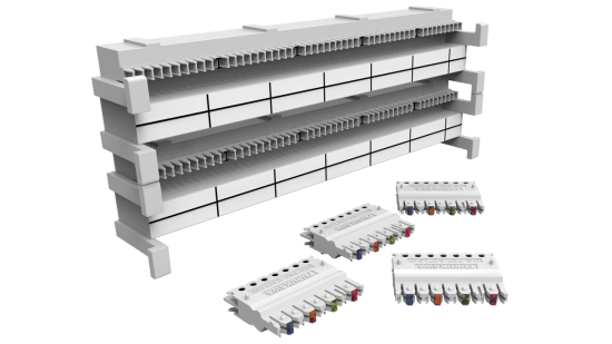 KIT BLOCO DE CONEXAO 110 IDC CAT.5e 100 PARES