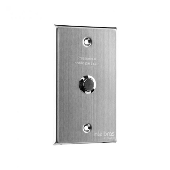 Botoeira Acionador de Abertura Inox Embutir 4x2 BT 5000 IN Intelbras 29837