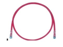 PATCH CORD CAT5E C/ BOOT 1,524M SLIM VERMELHO AMP