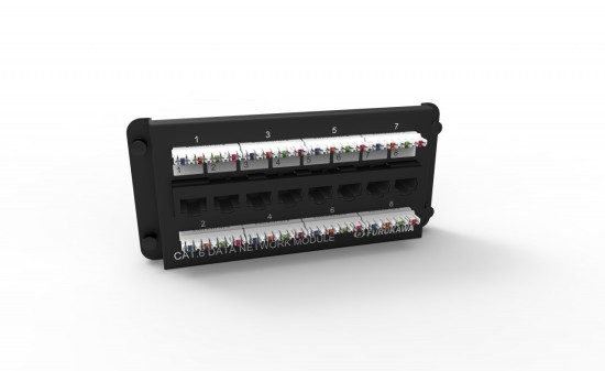 CDM – MÓDULO PARA DADOS CAT.6 8 PORTAS