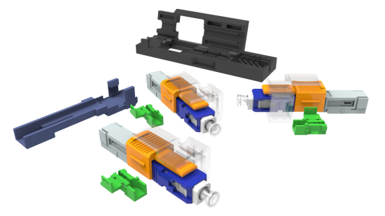 CONECTOR DE CAMPO EZ! CONNECTOR UPC PARA CABOS FLAT