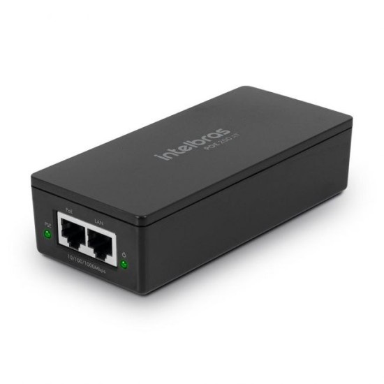 Fonte Injetor PoE 802.3 Gigabit PoE 200 AT Intelbras POE 200 AT