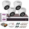 Kit 4 Câmeras VHD 3220 D G5 + DVR Intelbras + HD 1TB para Armazenamento + App Grátis de Monitoramento, Câmeras Full HD 1080p 20m Infravermelho de Visão Noturna Intelbras + Fonte, Cabos e Acessórios