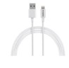 CABO USB LIGHTNING (MFI APPLE) 1,2M PVC BRANCO EUAL 12PB - INTELBR