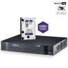 DVR Intelbras Multi HD MHDX 1108 Gravador 8 Canais Full HD 1080P Com HD 2TB Western Digital WD Purple