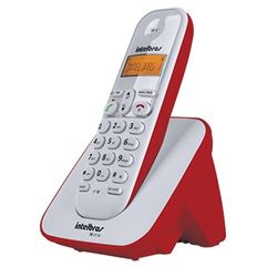 Telefone Sem Fio Intelbras Ts 3110 Branco/vermelho - Sts