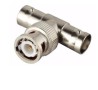 CONECTOR BNC MACHO P/ 2 BNC FEMEA "T"