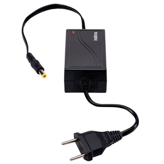 Fonte Alimentação 3A 12V Intelbras EF 1203 para CFTV, LED