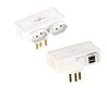ADAPTADOR 2 ENTRADAS USB / 2 TOMADAS 2P+T 10A WHITE - DANEVA