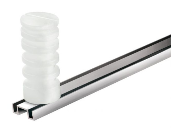 Haste de Alumínio Tipo "M" com 4 Isoladores 75cm