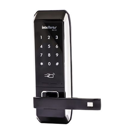 Fechadura Digital Intelbras FR 320 Abre C/ Cartão ou Digitando Senha Em Teclado Touch