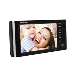 Módulo Interno Vídeo Porteiro Intelbras Iv 7000 Hf Preto