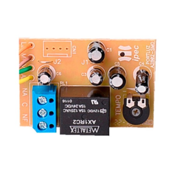 Temporização de luz de garagem, fechaduras, travas e outros dispositivos eletrônicos Port-luz-Módulo Universal IPEC