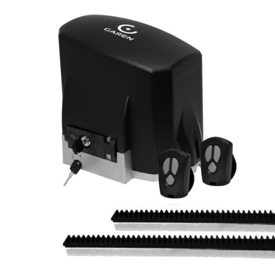 Kit Motor de Portão Eletrônico Deslizante KDZ Veloz Titan Classic 1/4 HP Garen