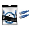 Patch Cord Cftv 1 M Cat 5e Rj45/rj45 Pvc Azul