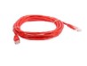 PATCH CORD CAT6A 1M FTP - VERMELHO - (CABO DE CONE XÃO)