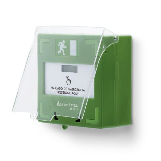 Caixa Acionador de Emergência Rearmável AS 2010 Automatiza Intelbras