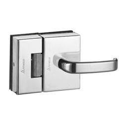 Fechadura Porta De Vidro Recorte 2 Folhas Abert Int Alavanca