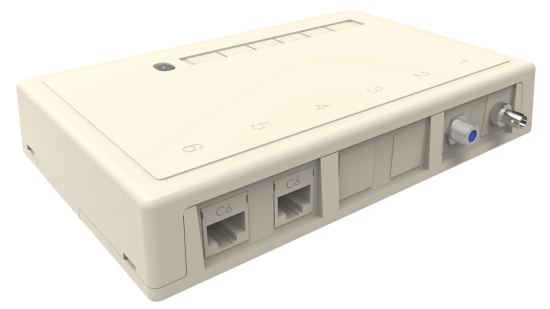 CAIXA APARENTE MULTIMIDIA 6P MUTOA