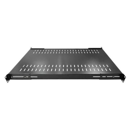 Bandeja Prateleira Fixa Para Rack 19" 1U x 300mm c/ 4 Pontos de Fixação