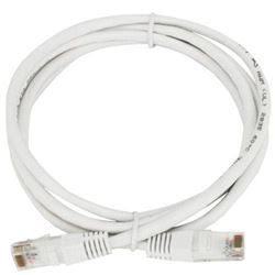 Patch Cord Cftv 1 M Cat 5 Rj45/rj45 Pvc Branco