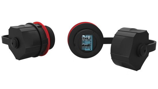 ADAPTADOR ÓPTICO INDUSTRIAL IP67 LC DUPLEX