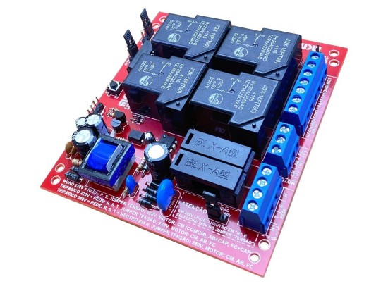 2PCS CENTRAL PLACA COMANDO PORTAO AUTOMATICO TRIFASICA