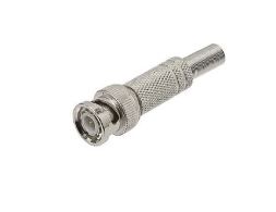 CONECTOR BNC COM MOLA SOLDA C/ 05 UNIDADES - FASGOLD