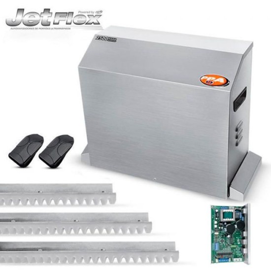 Kit Automatizador Deslizante Industrial DZ 2500 Hard Working Jet Flex PPA