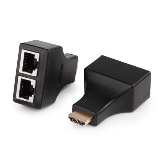 Extensor HDMI Via Cabo De Rede Até 30m