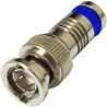 Conector De Compressão Rg59 Bnc - 10 Pc