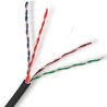 Cabo Lan Cat 5e U/utp Cmx Preto 4p 24 Awg Ind/out Cx 305m
