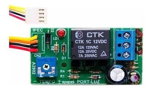 5PCS PLACA ACIONAMENTO DE LUZ GARAGEM TRAVA PORTÃO PPA GAREN