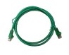 PATCH CORD CAT6A 1M FTP - VERDE - (CABO DE CONEXÃO )