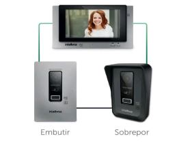 VIDEO PORTEIRO WIFI ALLO WT7 - INTELBRAS