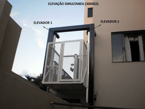 ELEVADOR DE CARGA ROSSI 3,00MTS 80KGS 220V FAST MONTA CARGA RESTAURANTE MONTA PRATO PRONTA ENTREGA