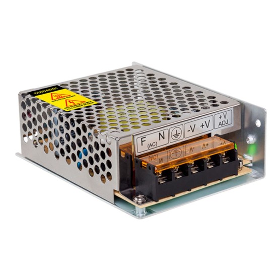 Fonte de Alimentação Intelbras EFM 1205 Bivolt 12V 5A Multicâmera