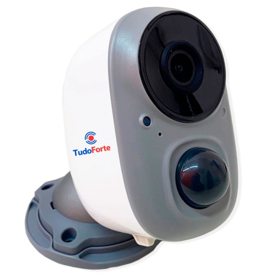 Câmera de Segurança Sem Fio com Bateria Recarregável 5 Meses de Autonomia - IP Wifi, Full HD 1080p - Tudo Forte 12292
