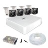 Kit Câmeras de Segurança Alta Definição c/ DVR 8 Canais Citrox e 4 Câmeras Infravermelho e Acessórios