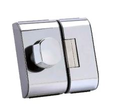 FECHADURA PV90 2R INOX CROMADA S/PUXADOR C/MAÇANETA BOLA - HDL