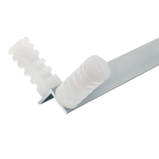 Haste de Canto Cantoneira Cerca Elétrica 75cm com 08 Isoladores