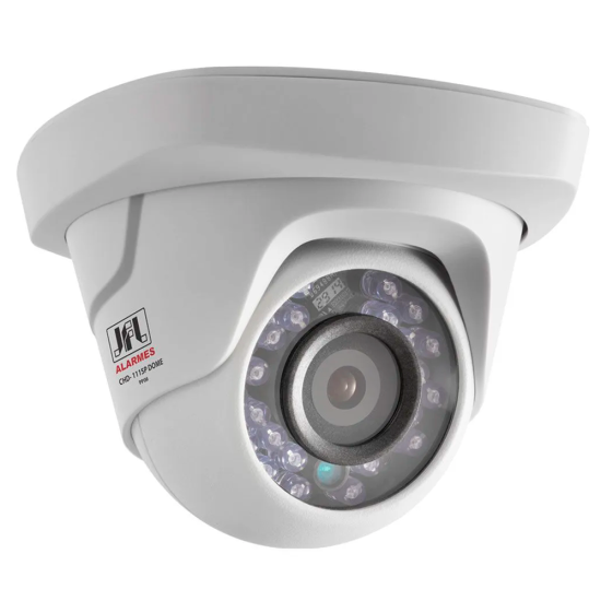 Câmera de Segurança HD 720p JFL CHD 1215P Dome Infravermelho 15 Metros Multi HD 4 em 1