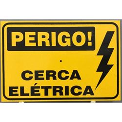 Placa De Aviso Alumínio - 10 Pc - Cfu