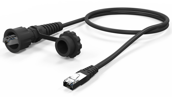 PATCH CORD MULTILAN CAT.5e INDUSTRIAL F/UTP DUPLA CAPA IP67