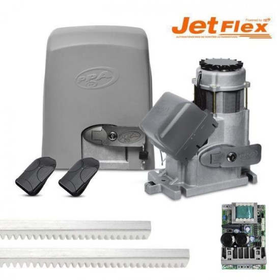 Motor de Portão Deslizante 3/4 HP DZ Condominium Jet Flex Central Híbrida Bivolt - PPA