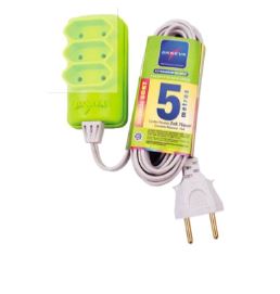 EXTENSÃO NO SHOCK TERRA PP 3X0,75MM²X 5M CINZA