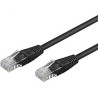 Patch Cord Cftv 2,5 M Cat 5 Rj45/rj45 Pvc Preto