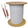 Cabo Coaxial Flexível, 300m, 85% Malha, RF4mm, Bipolar